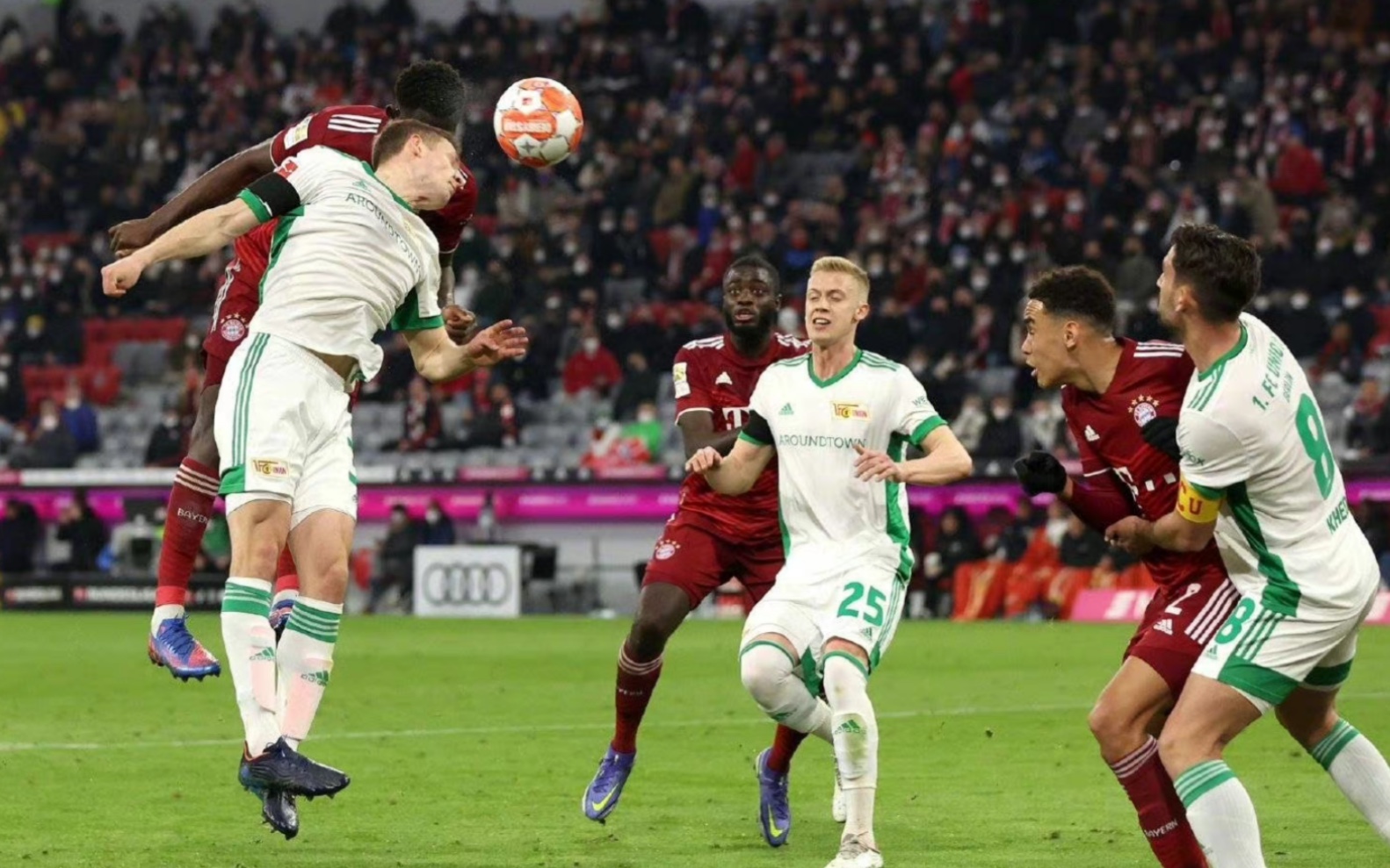 德甲第27轮拜仁慕尼黑vs柏林联合全场集锦