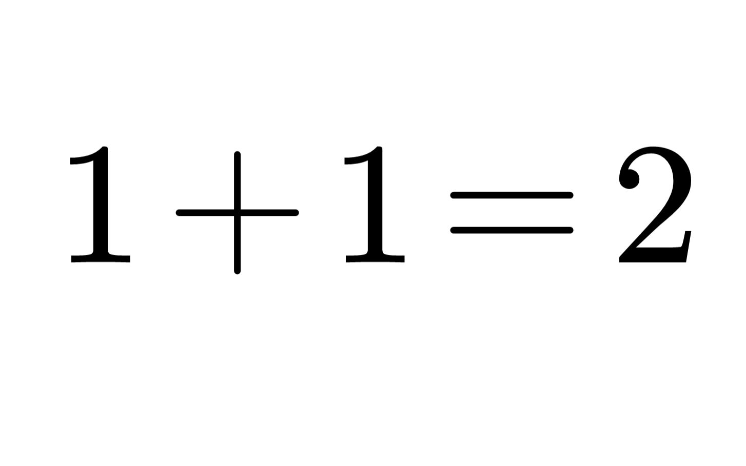 [图]为什么1+1=2 ？