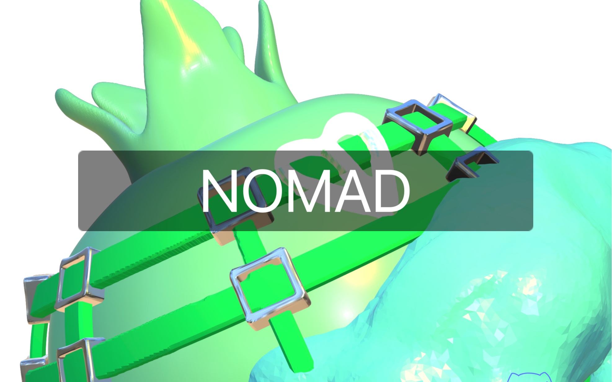 活动作品nomad3d建模绿色系小石榴