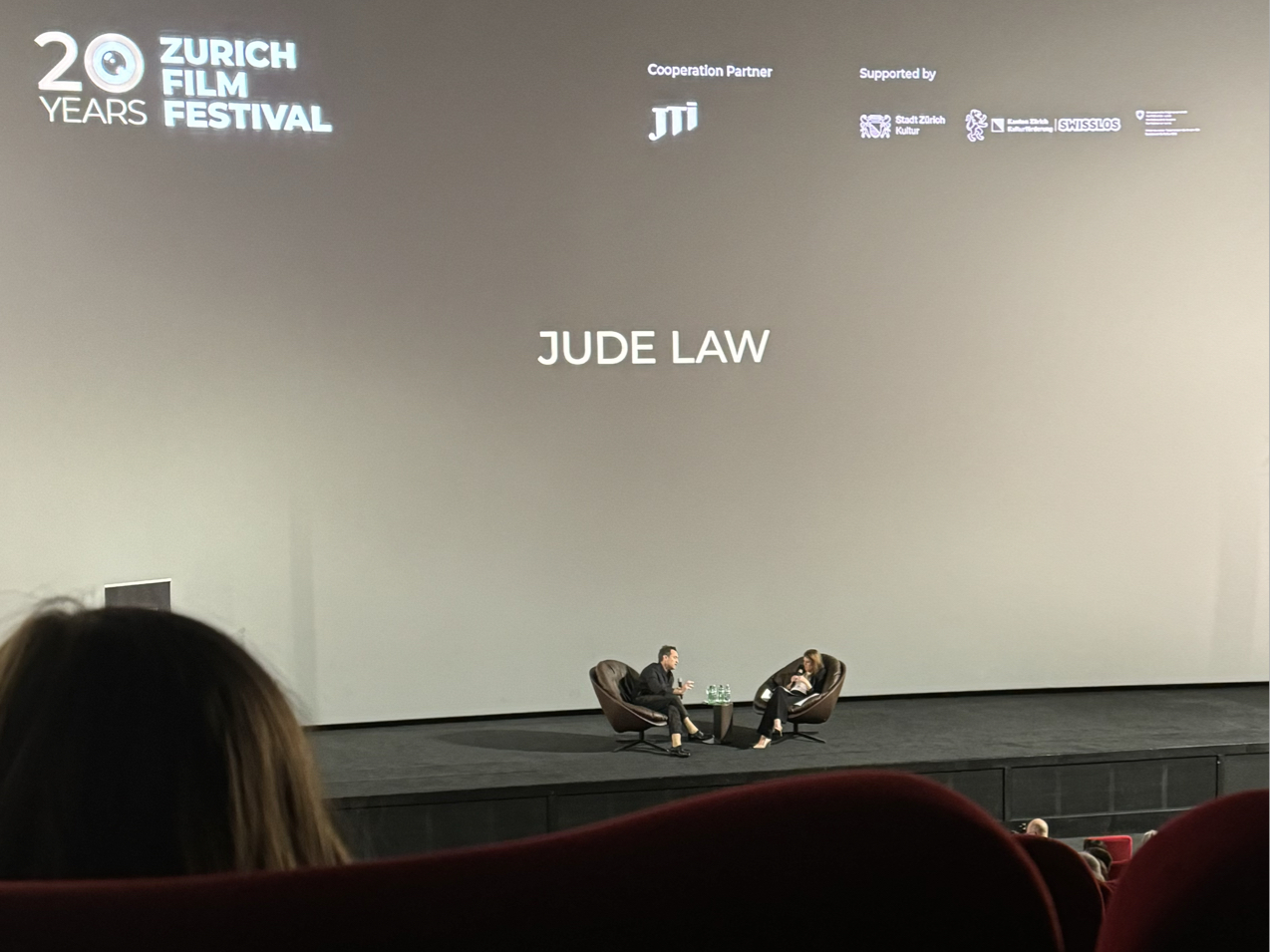 ZFF Masters Jude Law 2024 苏黎世电影节 裘德洛Q&A Session哔哩哔哩bilibili