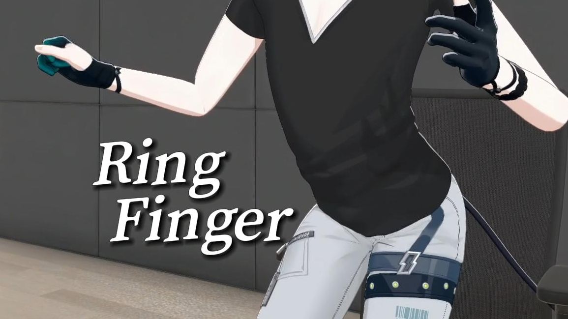 [图]日常3D手机外放超萌？跟唱《Ring finger》【阿萨Aza/歌】