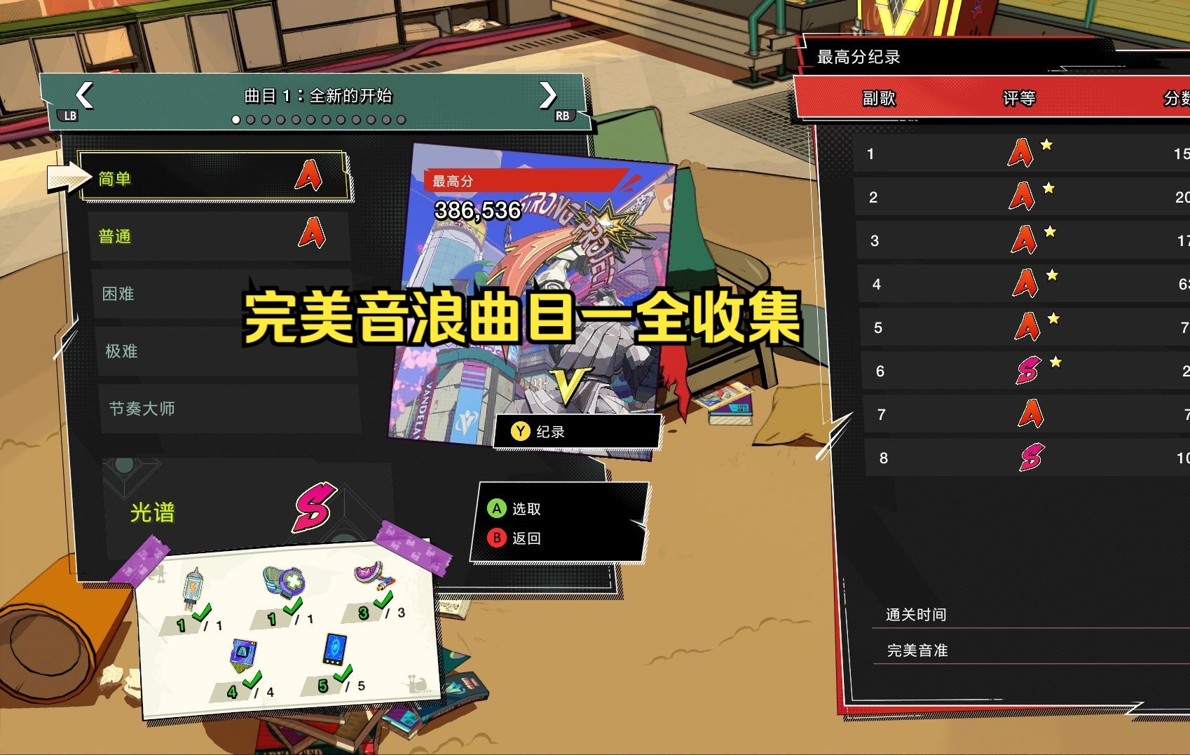 完美音浪 二周目 | 曲目1:全新的开始 [剧情全跳]