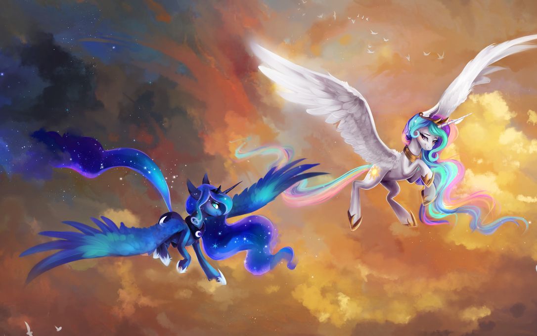 【mlp剧情向/宁静 燃曲】奔跑吧公主(双语字幕)runaway princess