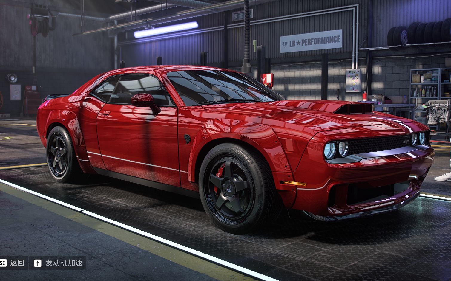 道奇挑战者srt8装了地狱猫的套件整辆车感觉太重了