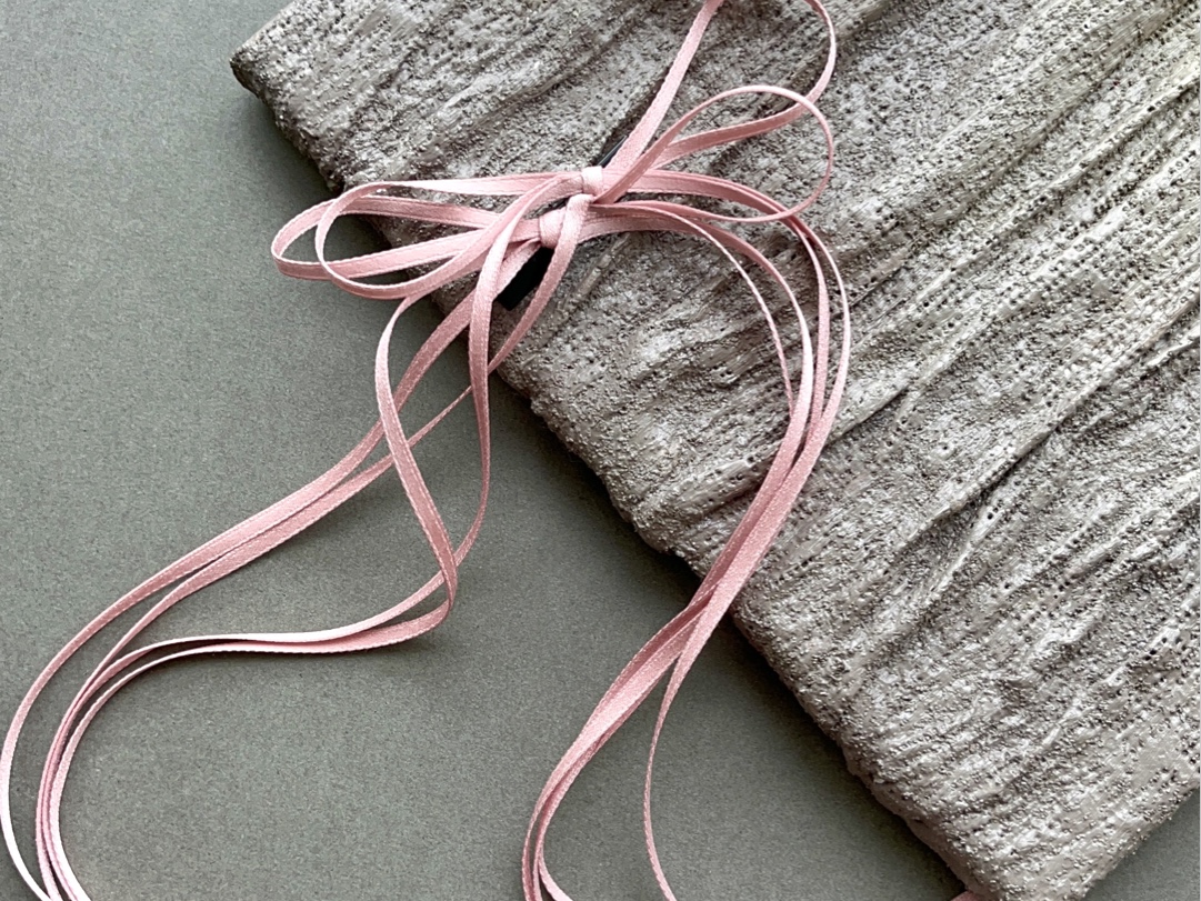 手打蝴蝶结过程,8条极细丝带