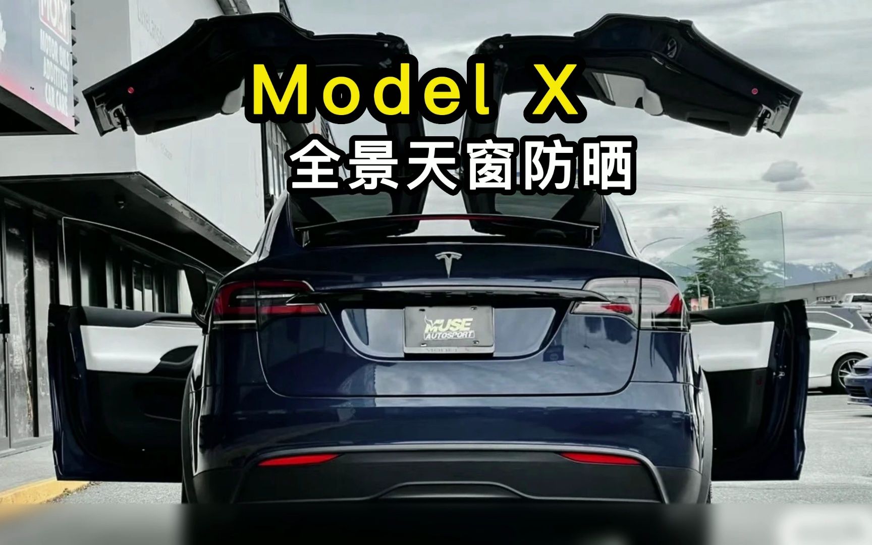 这是你找的特斯拉model x全景天窗防晒天吗?