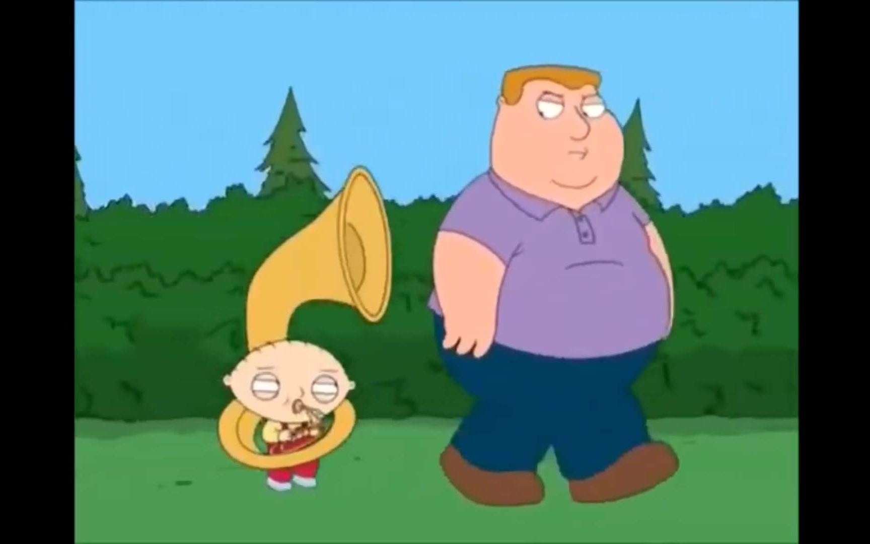 [图]Family Guy Stewie follows fat people with tuba