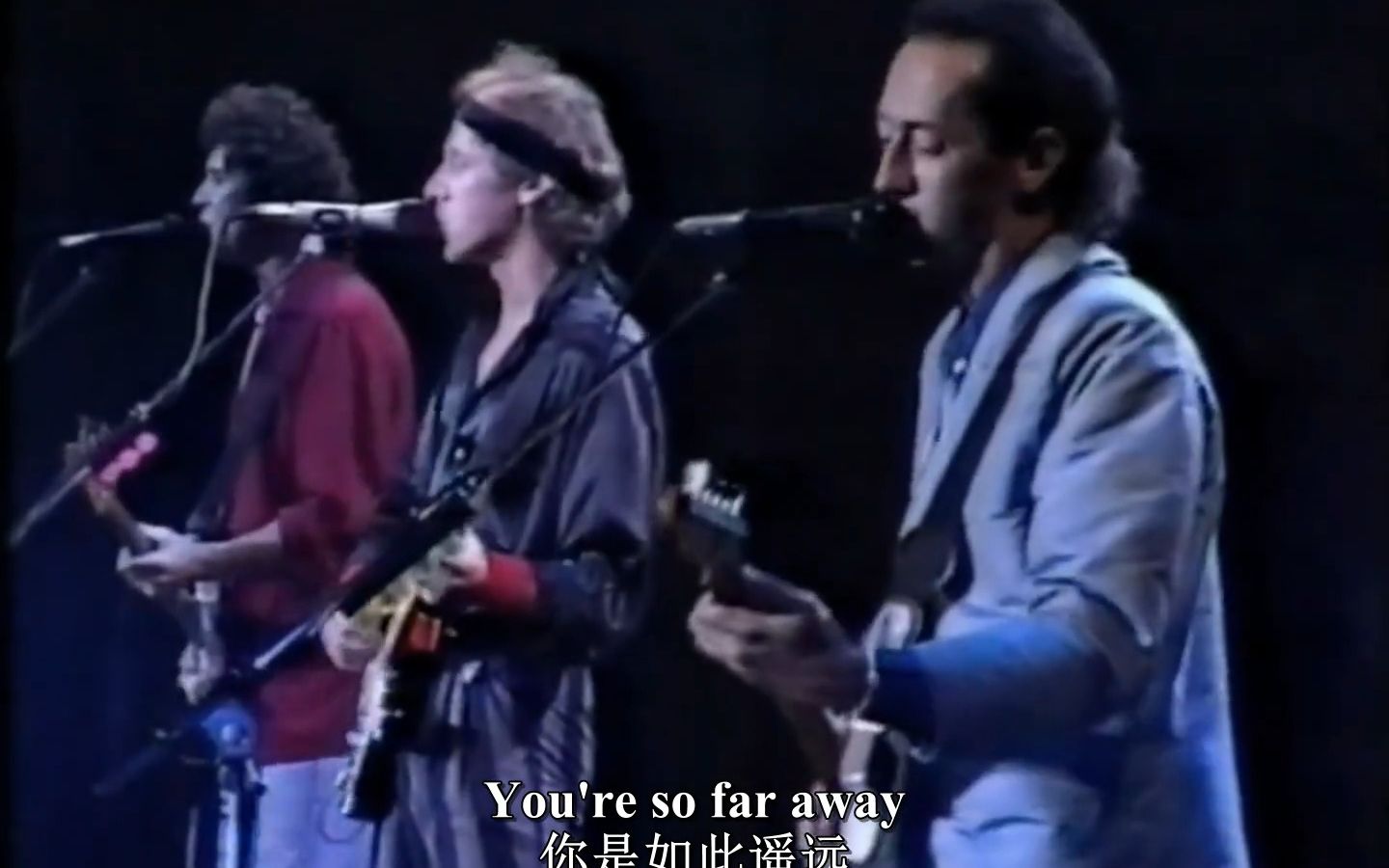 [图]Dire Straits - So Far Away (1986 Sydney) 中英字幕