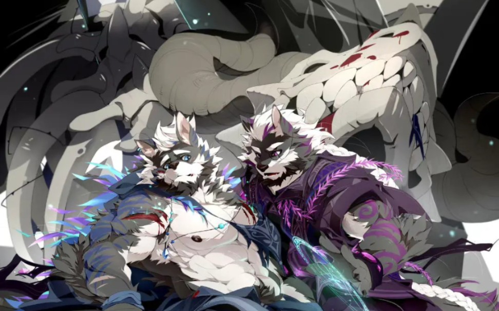 『福瑞兽人』—可爱又帅的双子狼