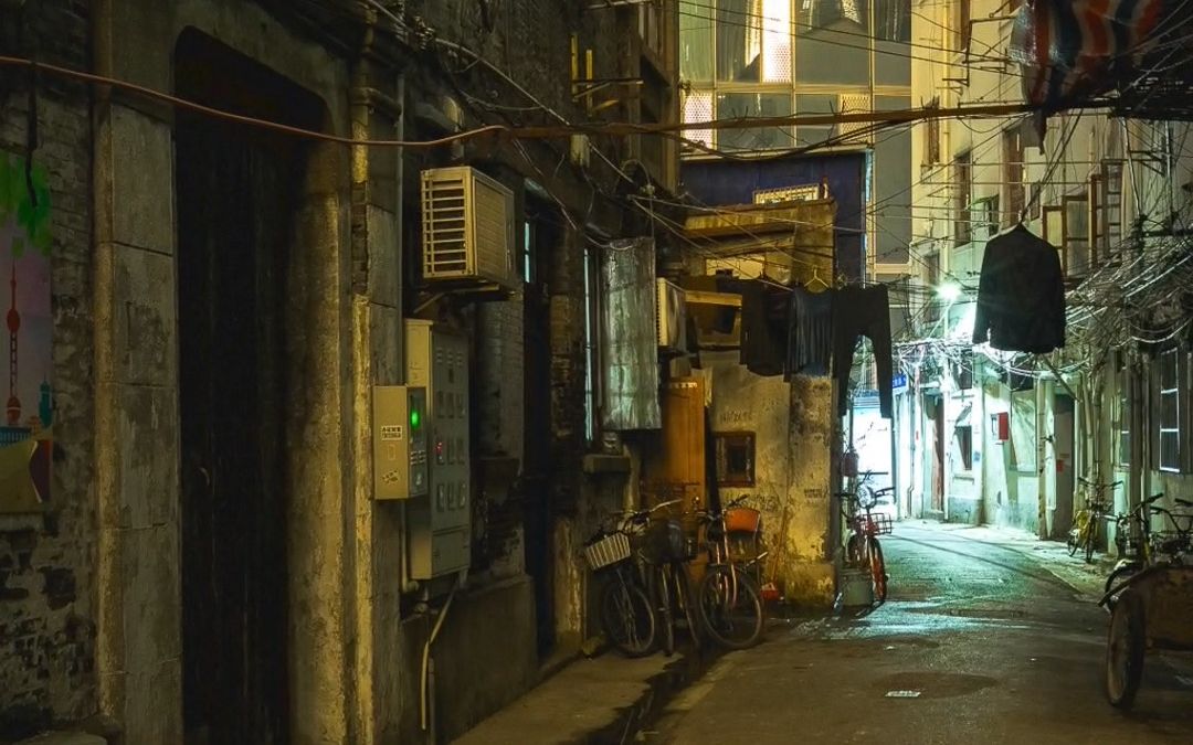 30s上海30秒上海老城厢的另一夜之小东门宝带弄/(小娘浜弄)/梧桐路.