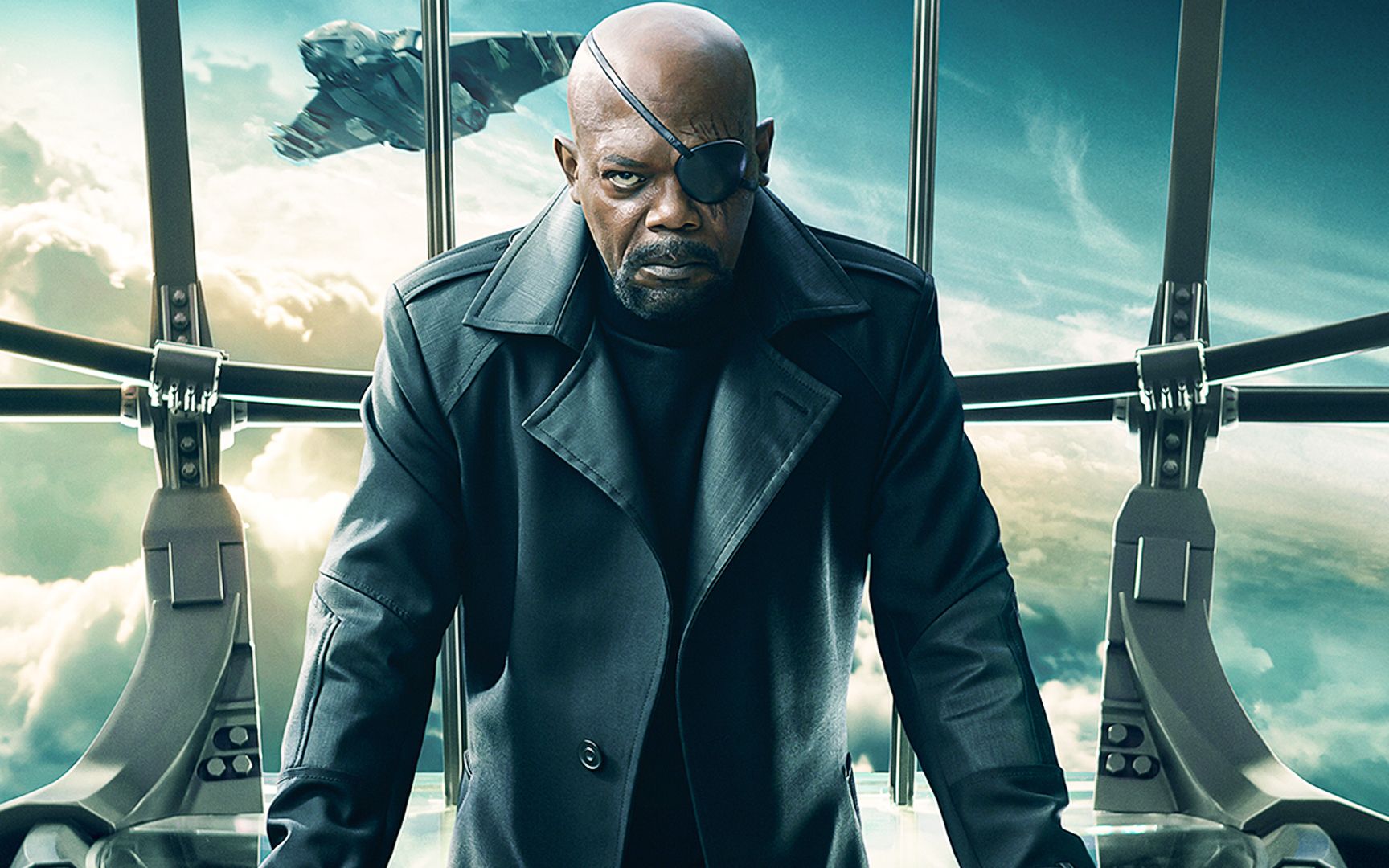 尼克·弗瑞疯狂飙车:逃亡枪战两不误,神盾局局长果然不是白当的_哔哩