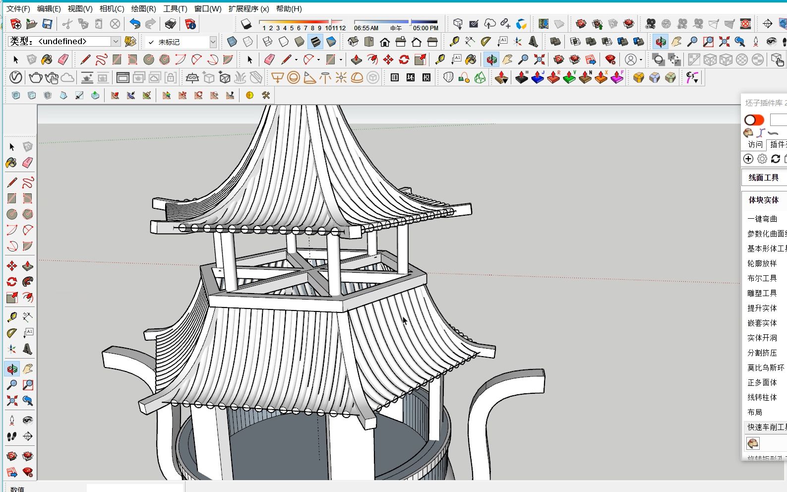 [图]SU建模插件练习