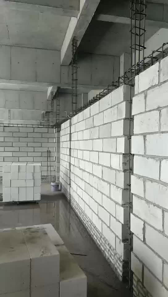 加气块砌墙和构造柱的设置