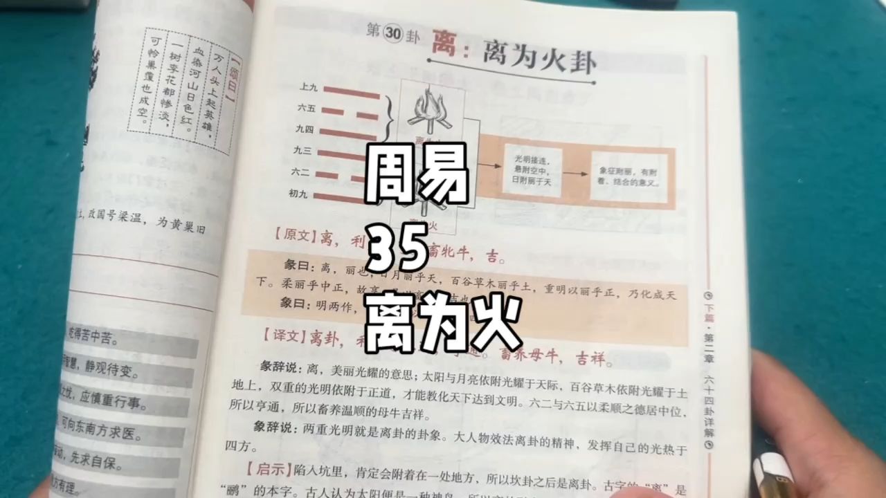 周易35,离为火,玄学的基础,国学的本源,不走捷径,静下心来看完一本书.哔哩哔哩bilibili