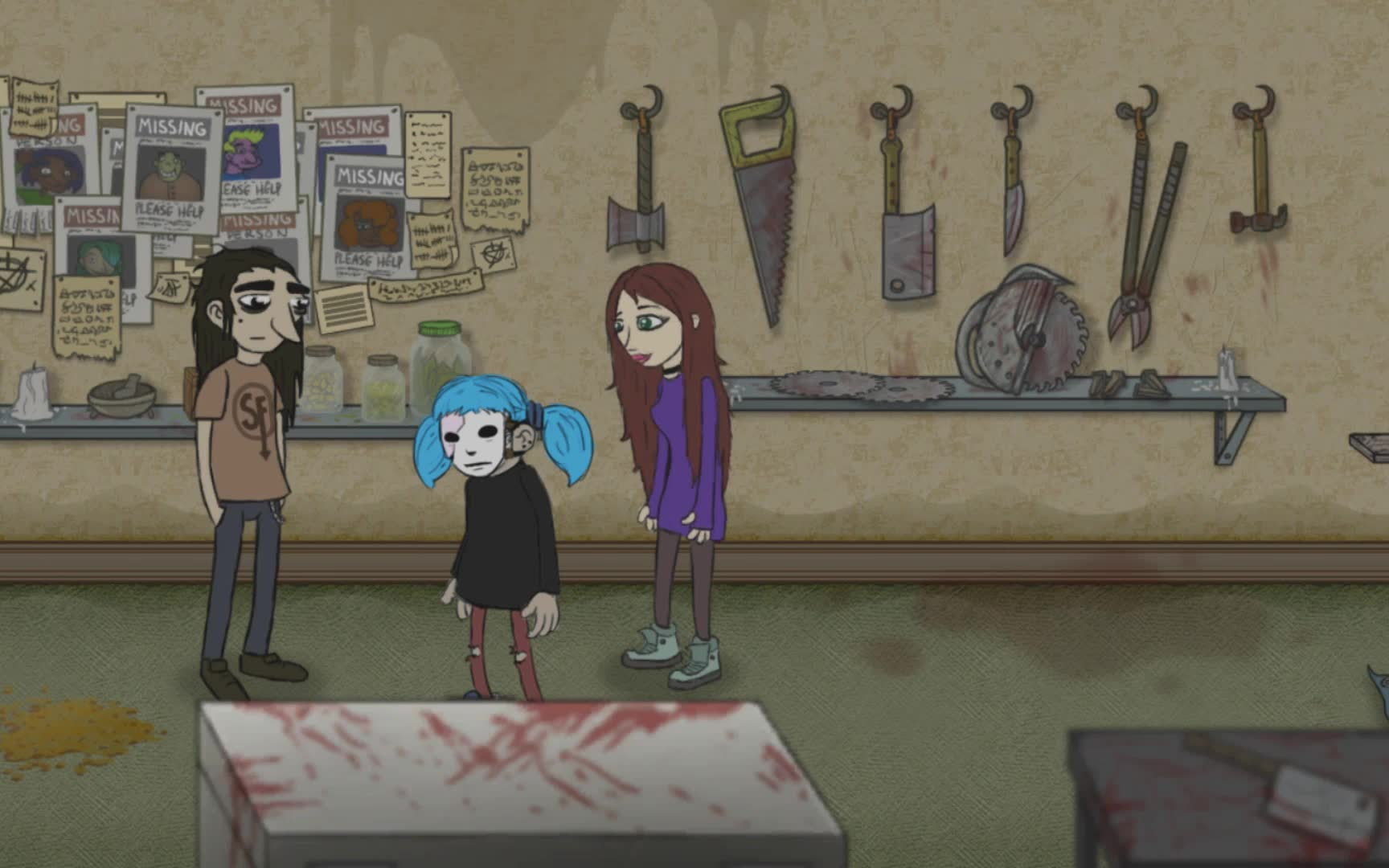 祝忆实况sallyface33这游戏画风不对小心高能恶魔献祭