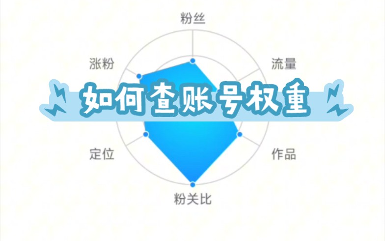 账号权重怎么查询=如何查自己账号权重