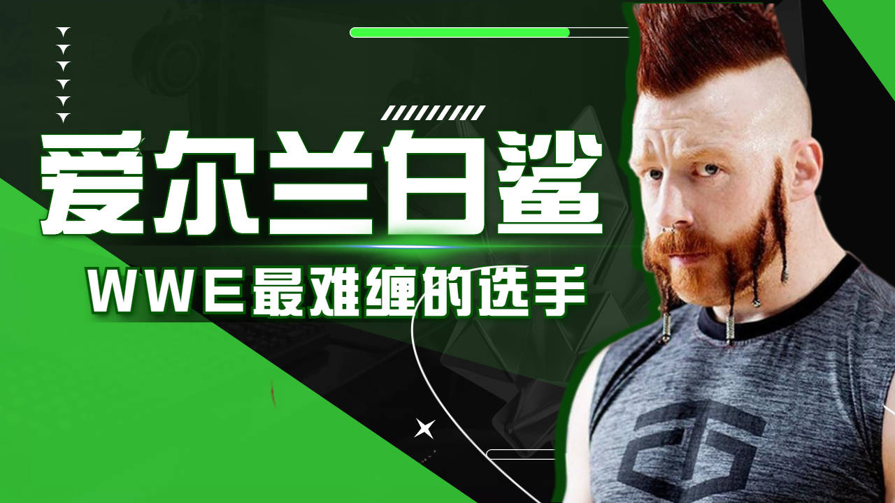 wwe人气选手之一,来自英格兰的大白鲨