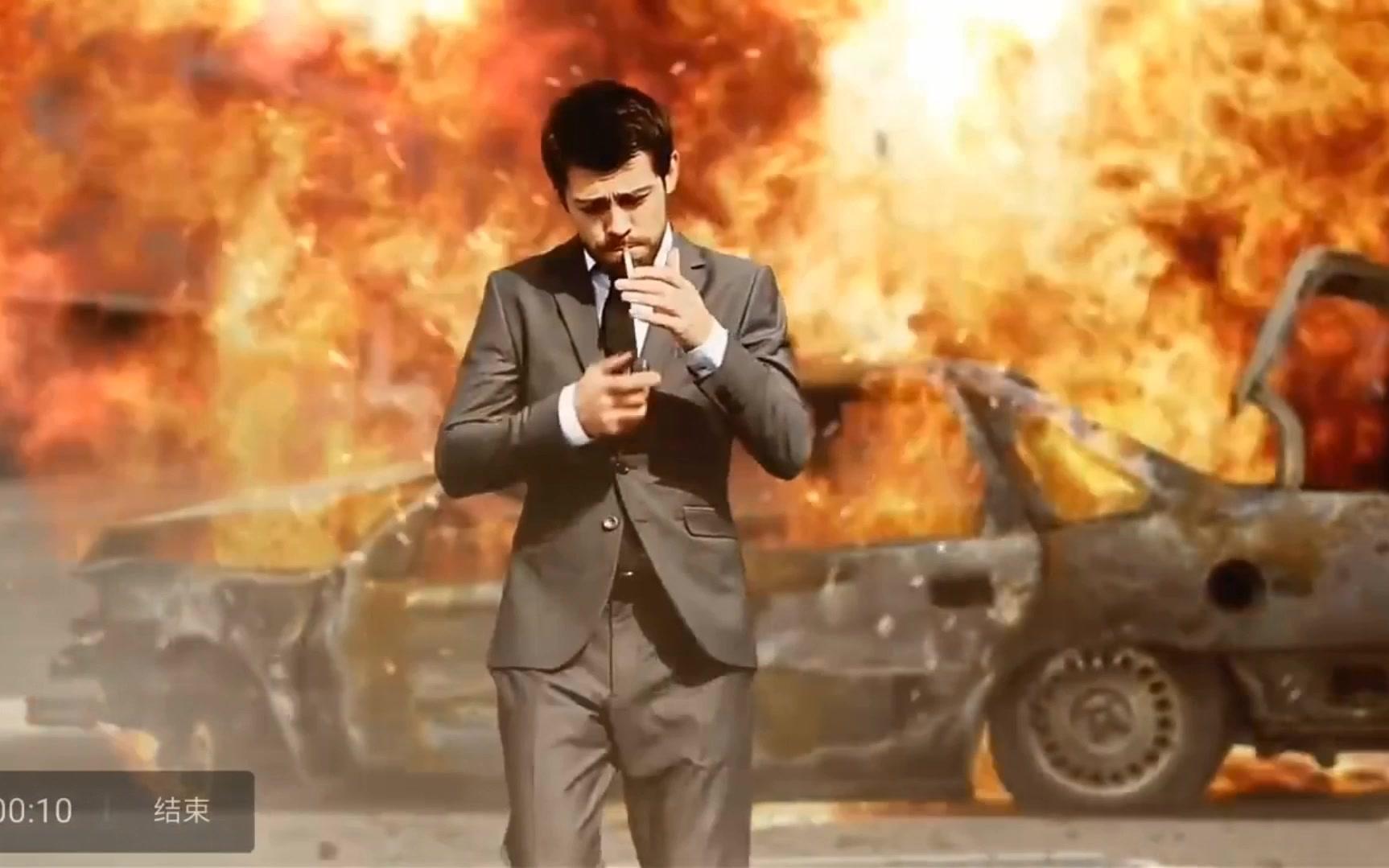 荒野行动纯爷们从不回头看爆头最帅骚气的击败姿势