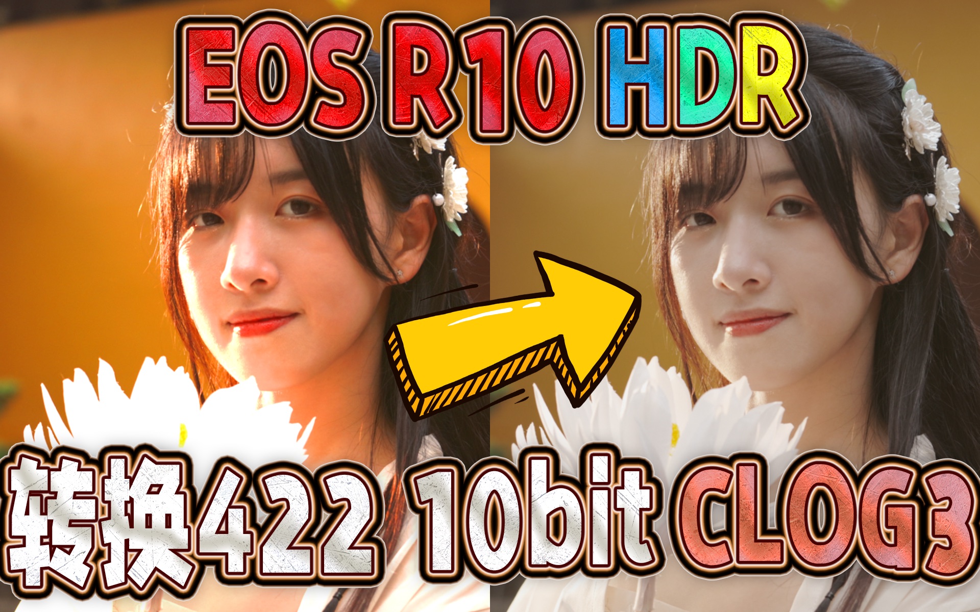 [图]佳能EOS R10 HDR转换CLOG3 4:2:2 10bit，如何用Final Cut Pro和达芬奇剪辑HDR PQ视频