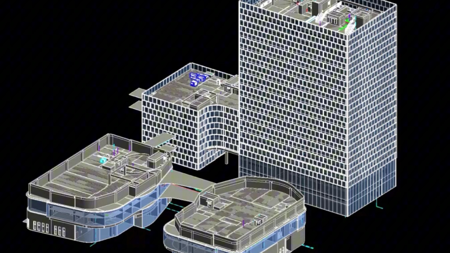 bim建模revit建模bim機電 管線綜合建模專業:建築,結構,暖通,電氣