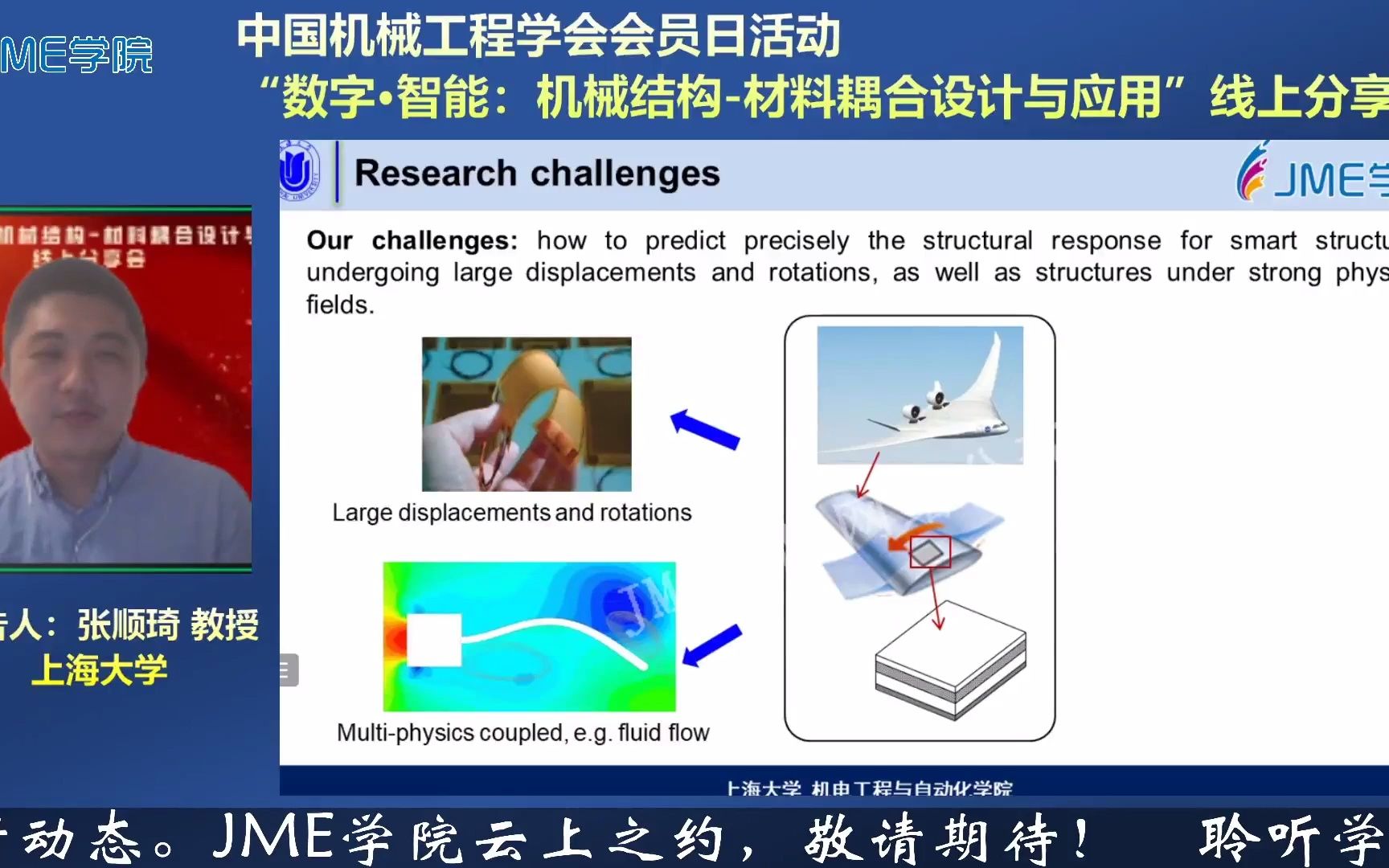 (报告)上海大学张顺琦教授:压电智能结构多物理场耦合非线性建模方法研究哔哩哔哩bilibili