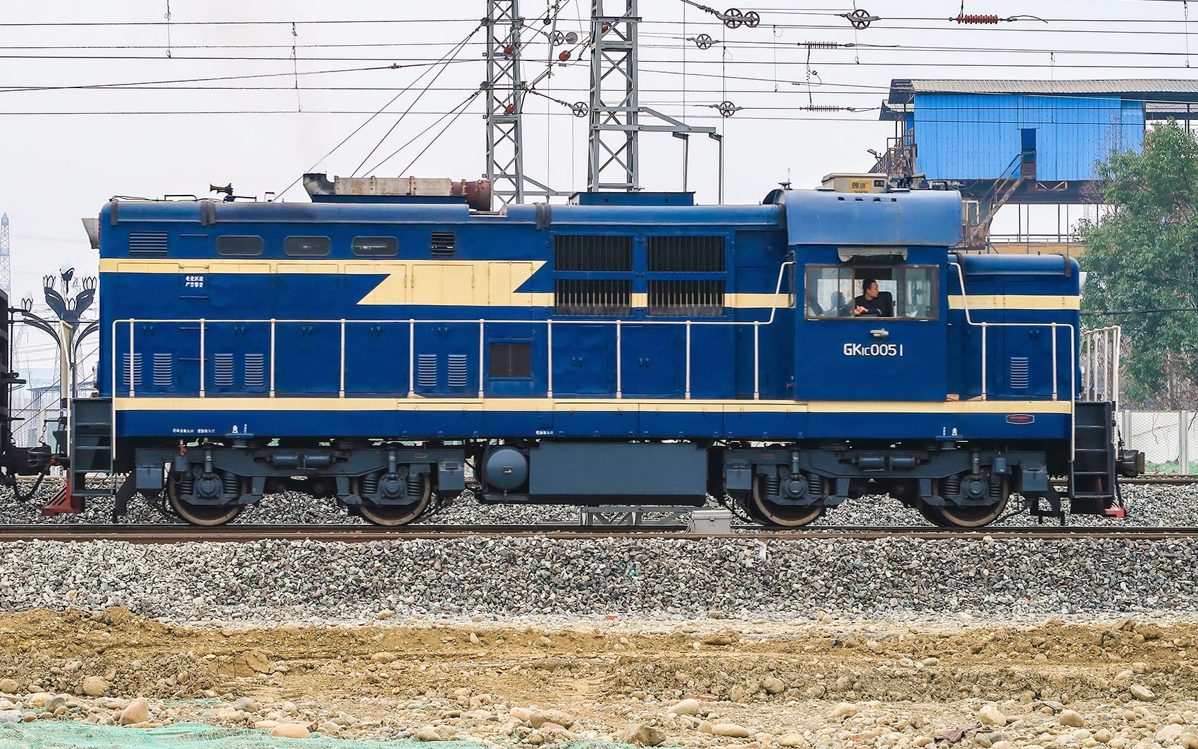 【铁路】gk1c 0368牵引小运转货列川化专用线调车