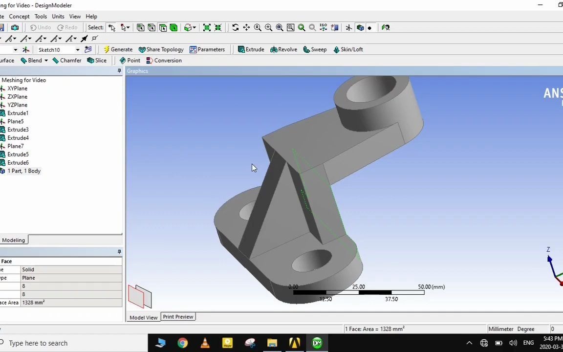 [图]如何在ANSYS MESH中划分六面体结构网格