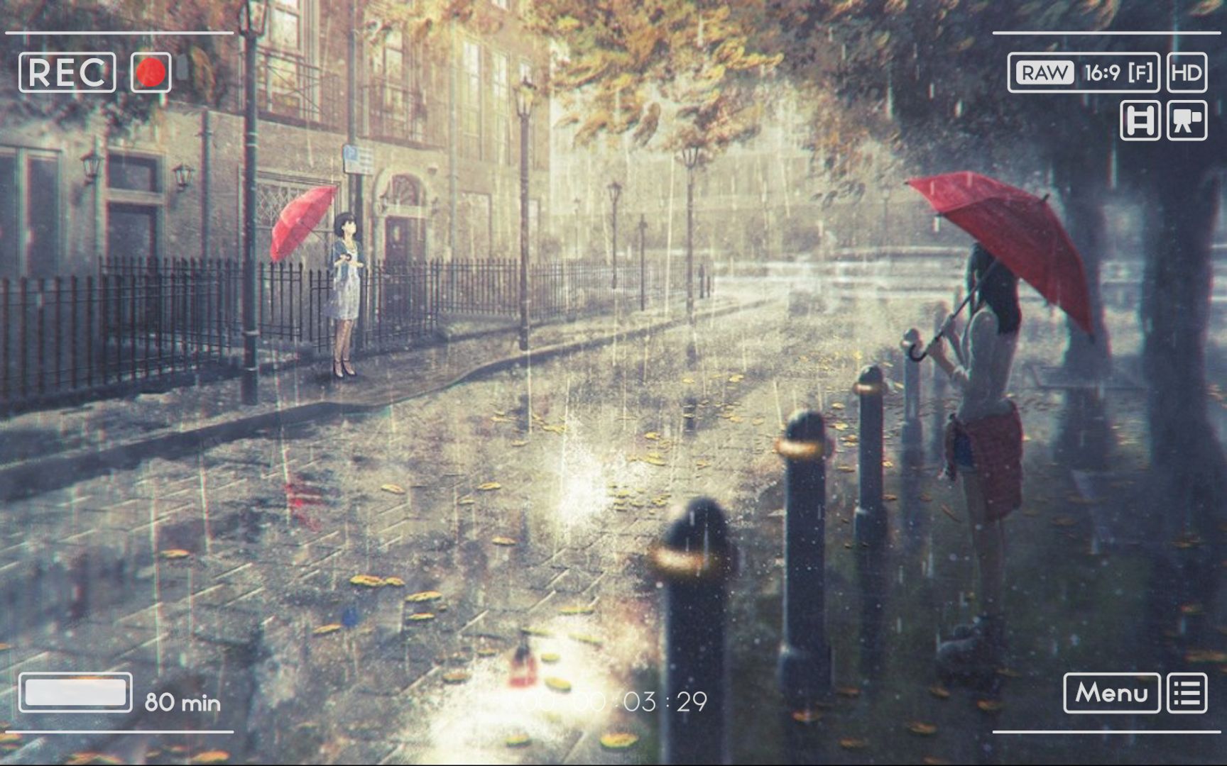 [图]“爱如雨下，恋如雨止….”