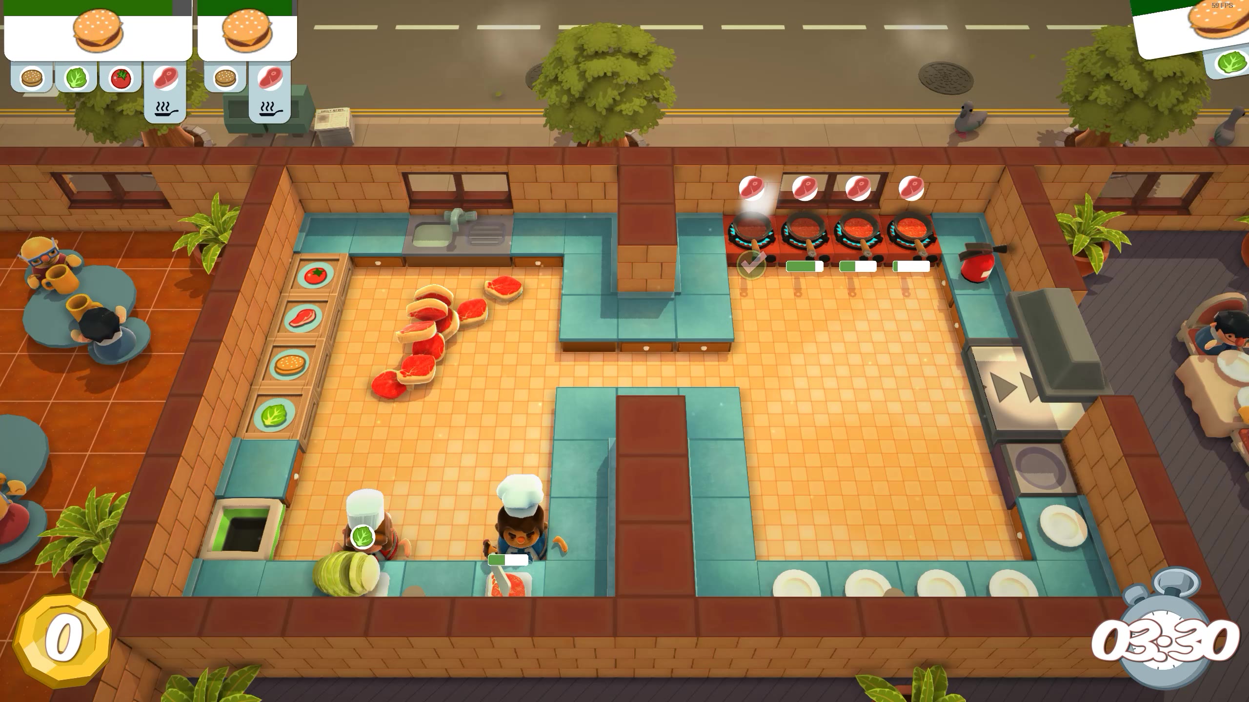 overcooked14与男朋友玩胡闹厨房是种怎样的体验