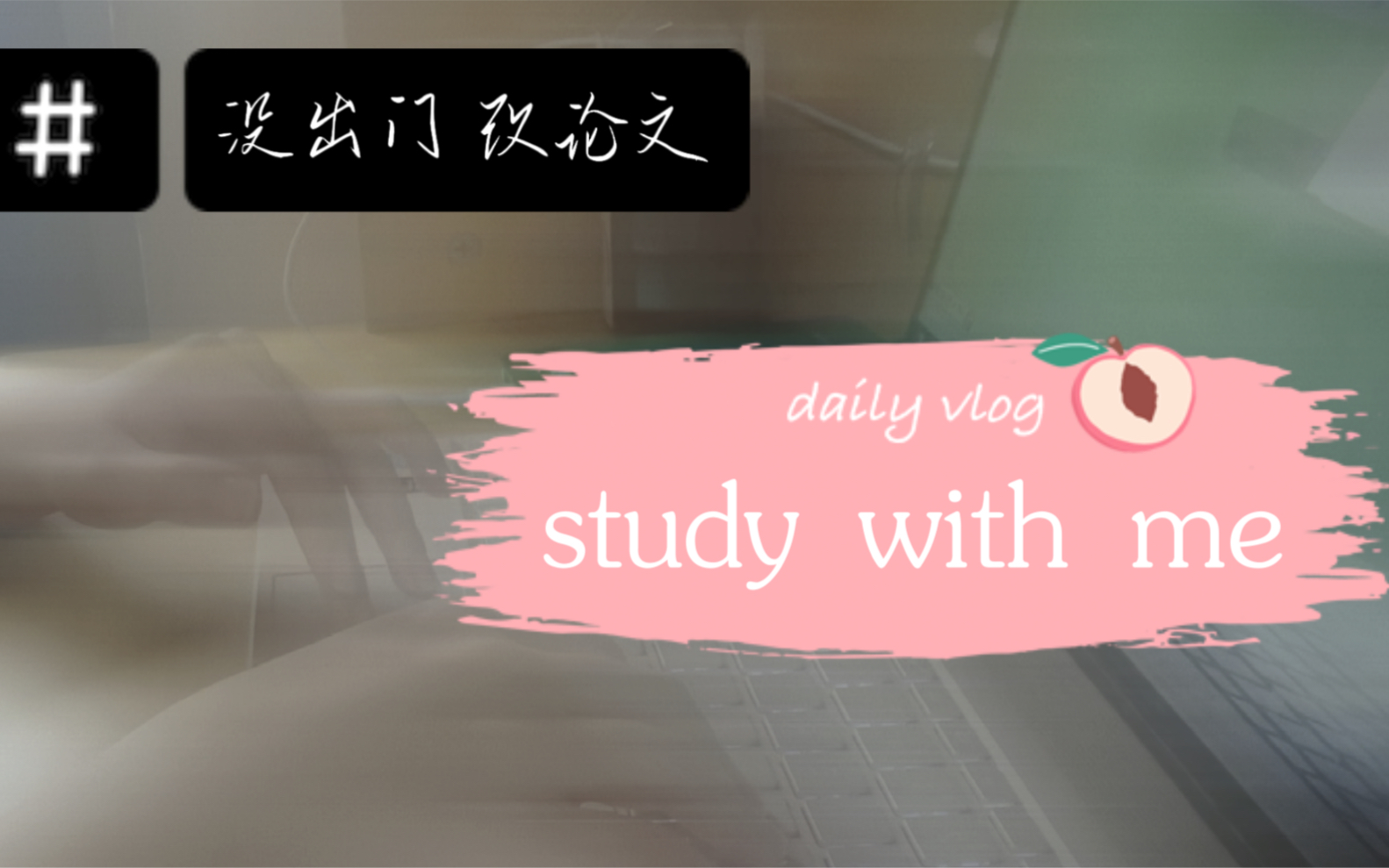 [图]毕业倒计时day54｜study with me｜是的我还在改论文｜杰宝也在旁边改｜哎呀不想起标题了｜vlog.14