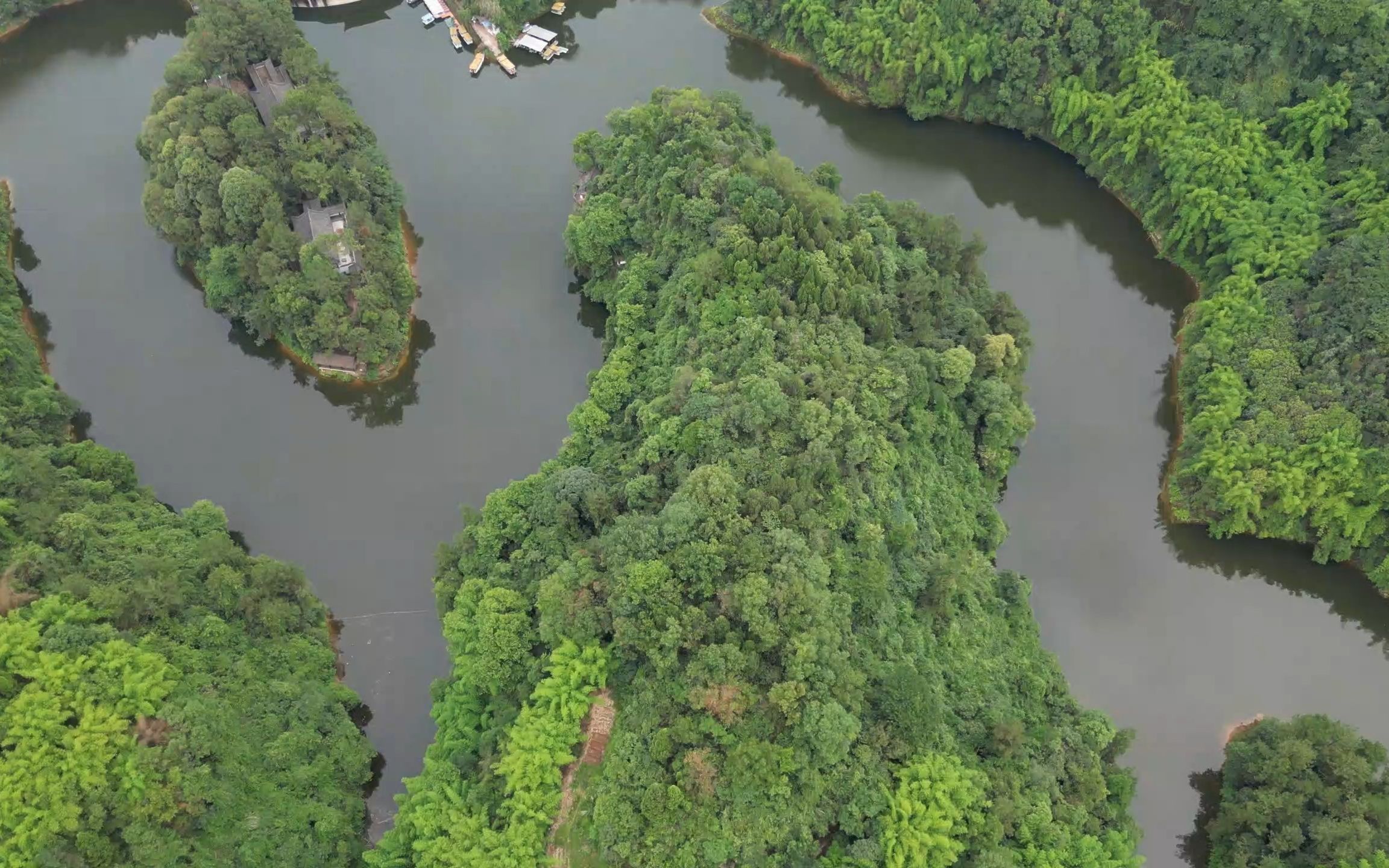 邛崃竹溪湖风景名胜区图片