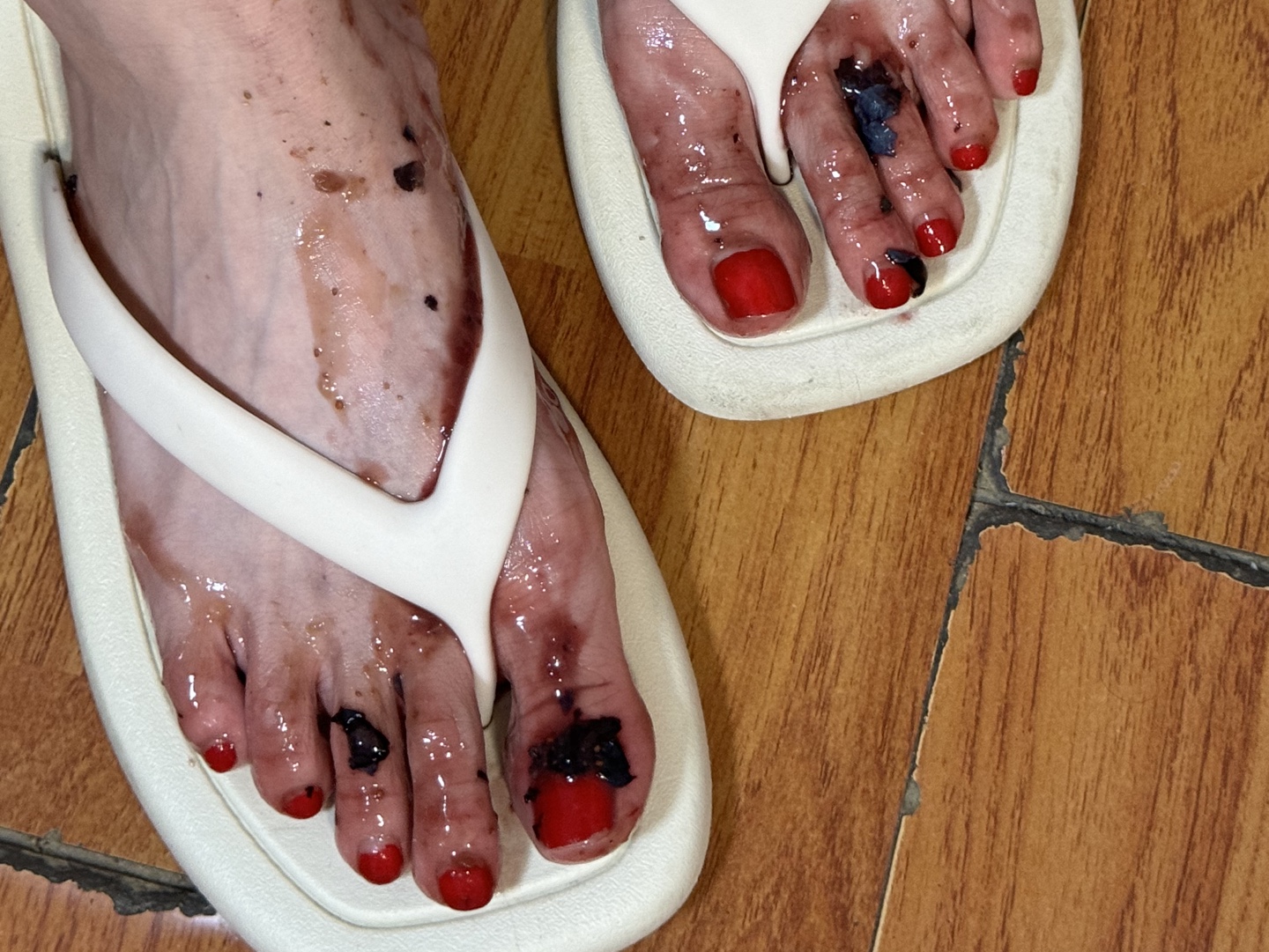 古法脚制蓝莓酱,搭配面包鞋垫味道更好