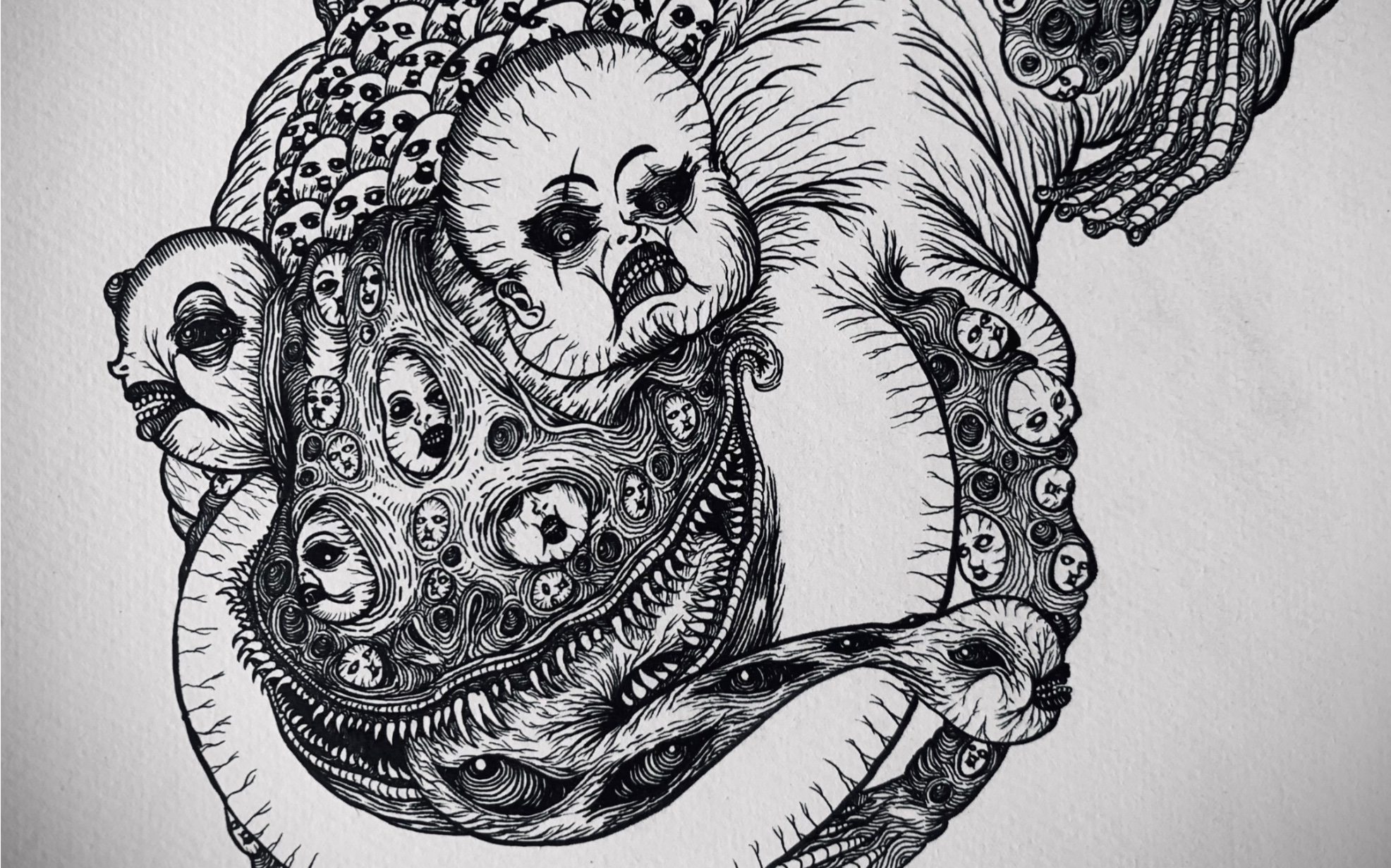 【秀丽笔手绘】《蛊童——蟾蜍》