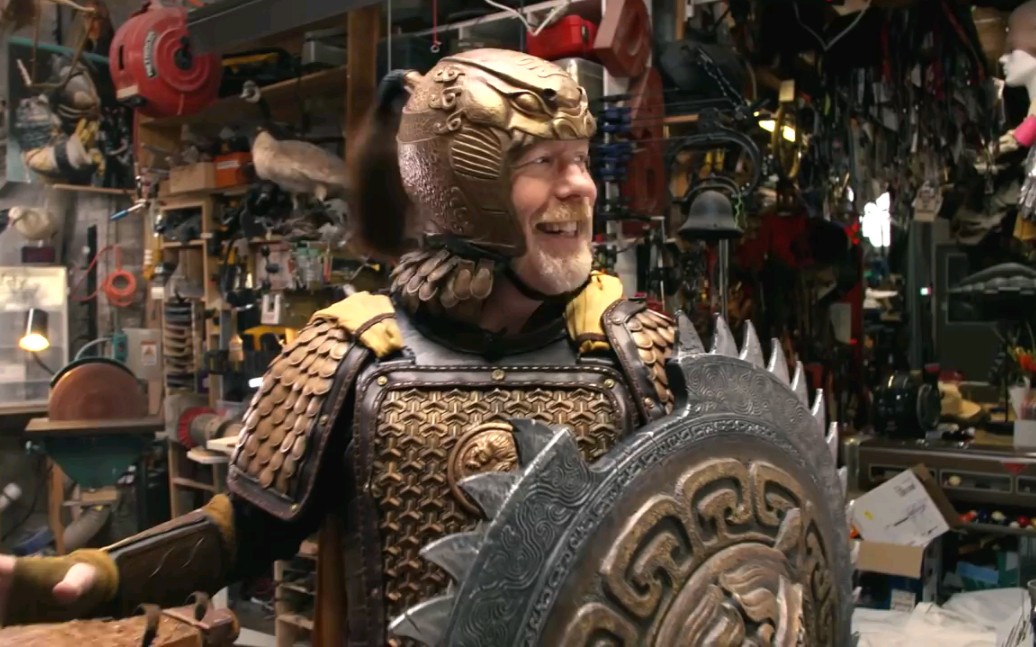 【影视道具】国外影迷收藏家收藏的张艺谋电影《长城》服装铠甲,开箱