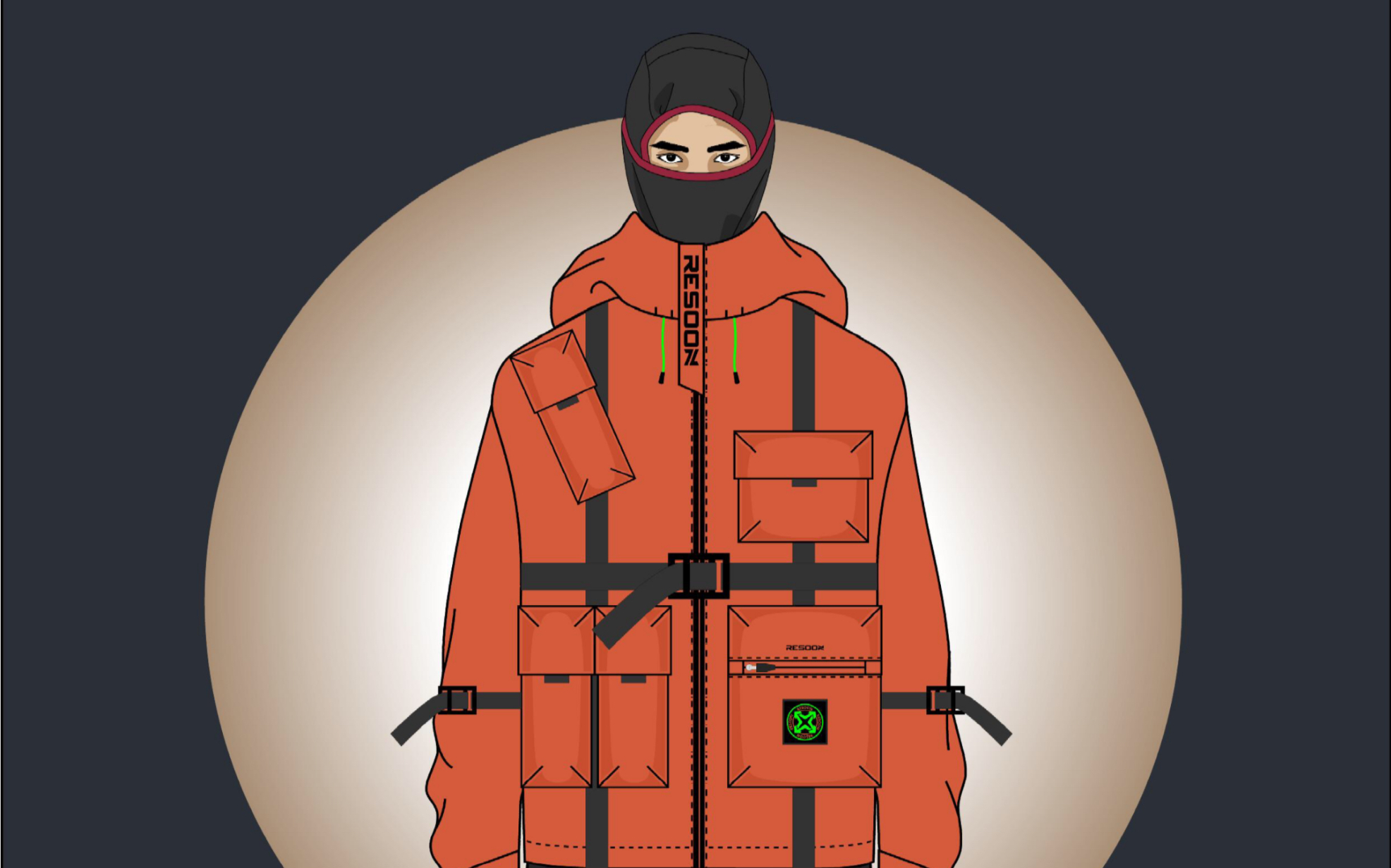 赛博朋克机能风外套!你认为适合王一博吗?或者你认为适合那个爱豆呢?