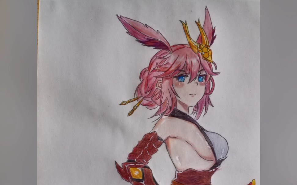 近期画的几张八重樱