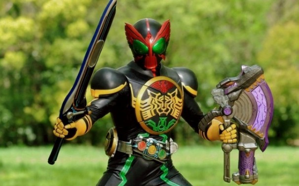 【60fps】假面骑士ooo(全形态变身 高帅打斗 必杀合集)