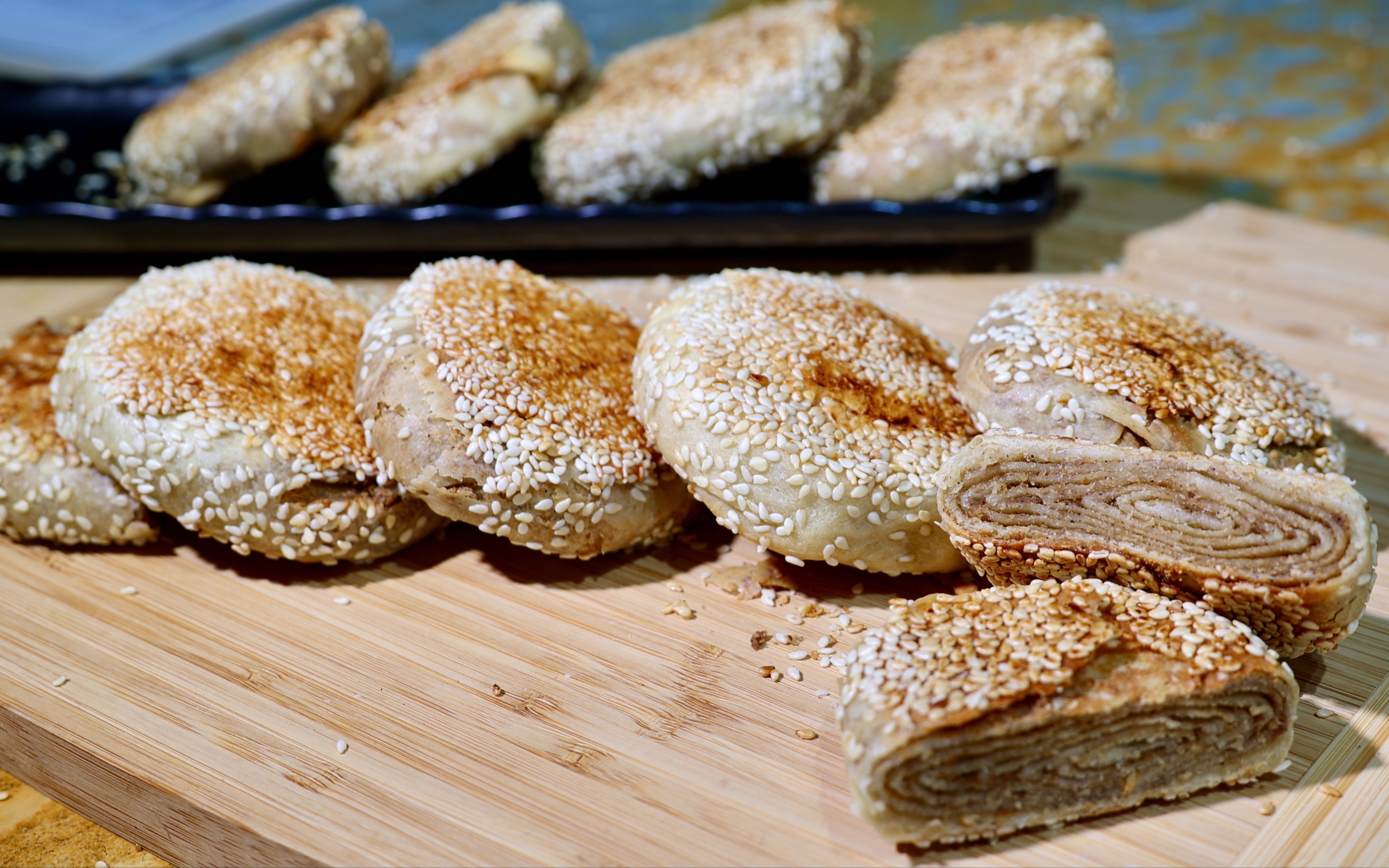 活动  花生酱芝麻饼