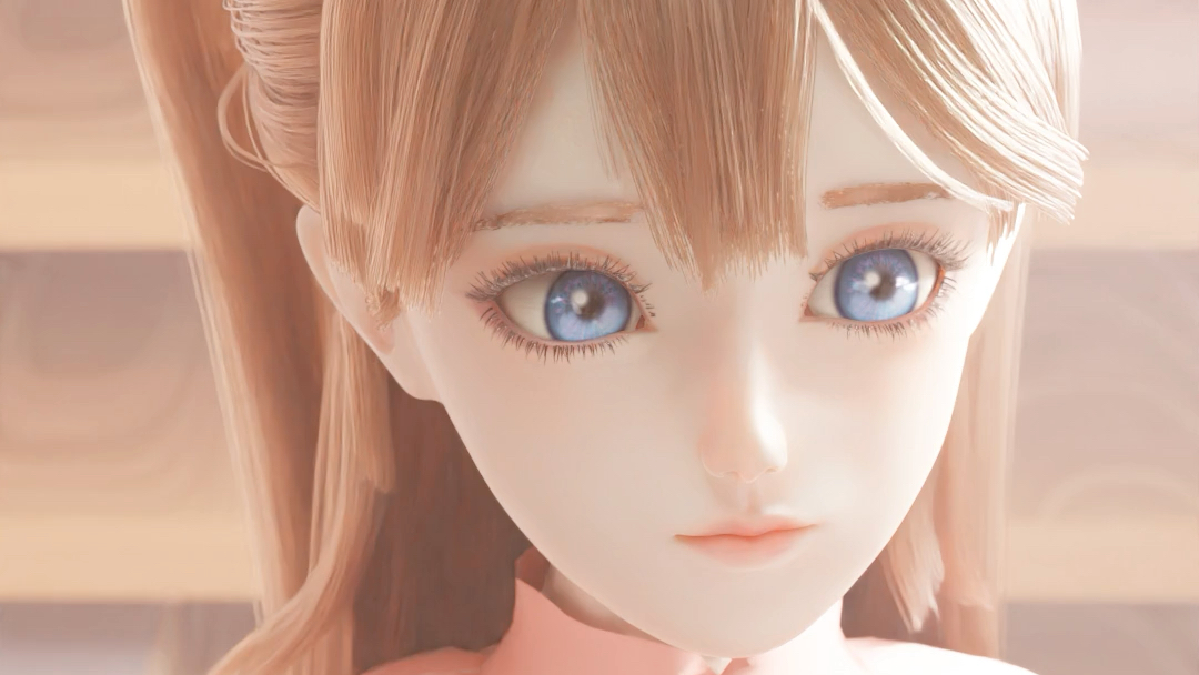 【blender】自制 虚拟人物 明日香