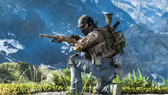 【幽灵行动：断点】4K 无UI极端难度+斯巴达MOD，单人HK416清理行动