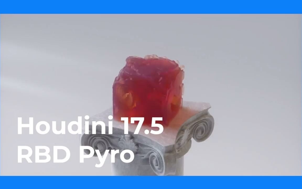 RBD刚体与Pyro流体交互Houdini Tutorial: RBD Pyro mesh growth effect哔哩哔哩bilibili