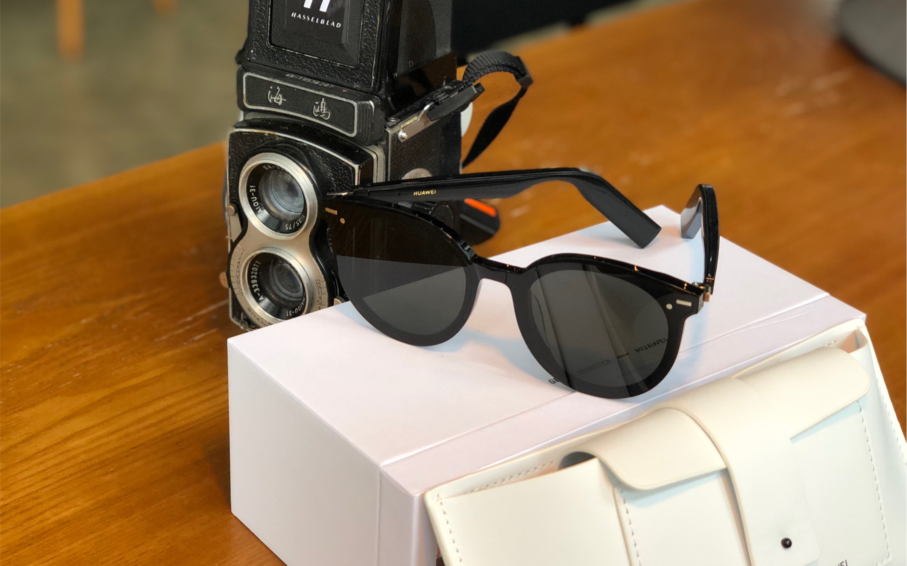 华为gm联名智能眼镜开箱宁波话版