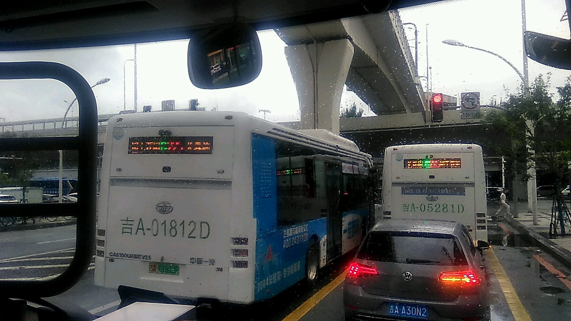 【长春公交】g225路特殊字体车辆吉a-01812d行车实录