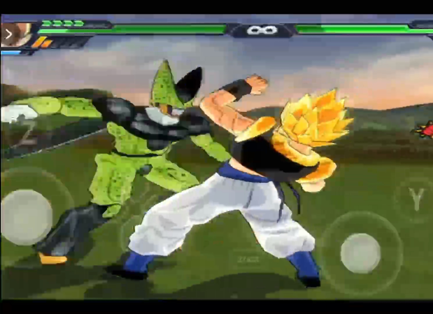 超级悟吉塔vs闪电沙鲁