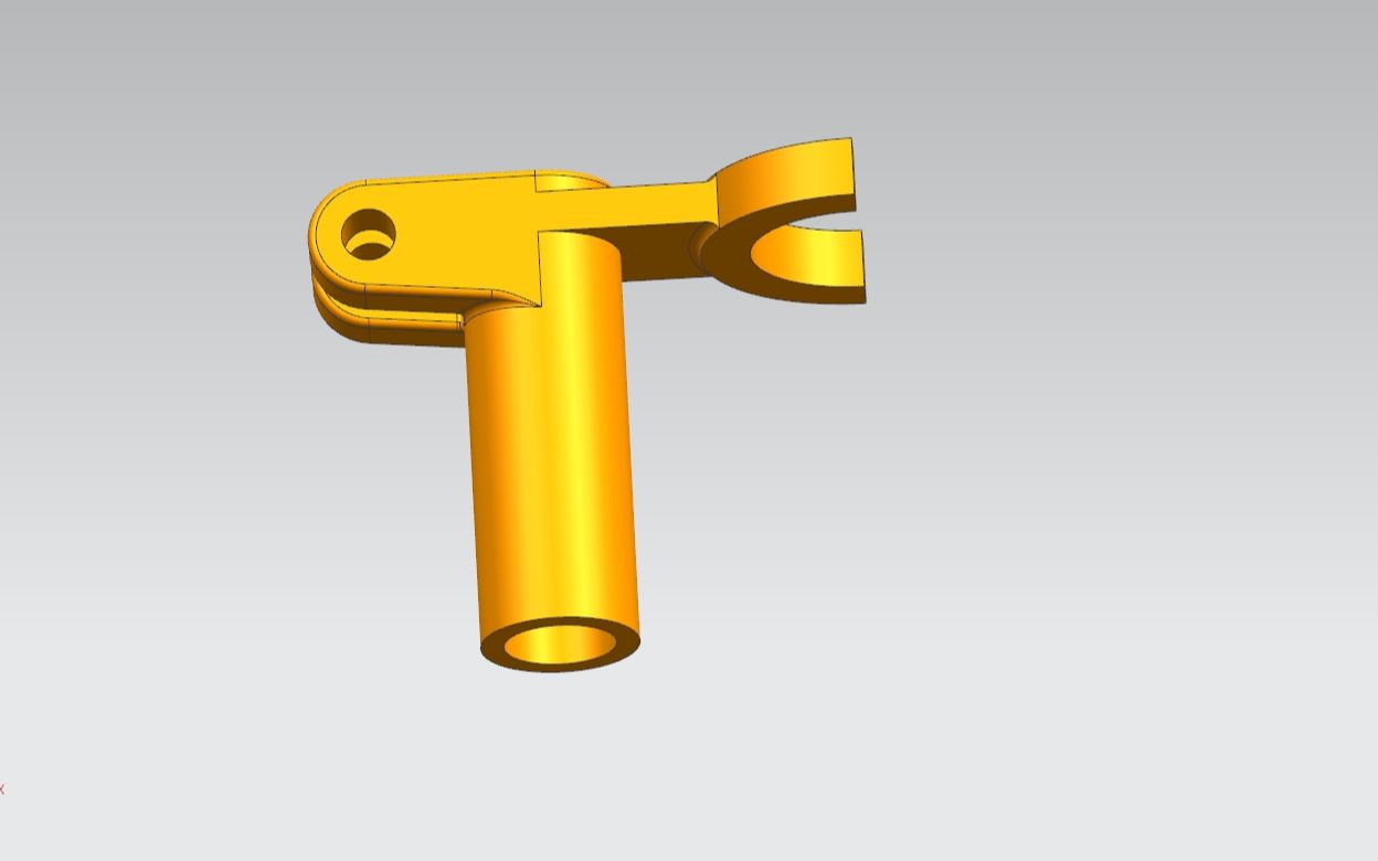 ugnx100支架零件实体建模