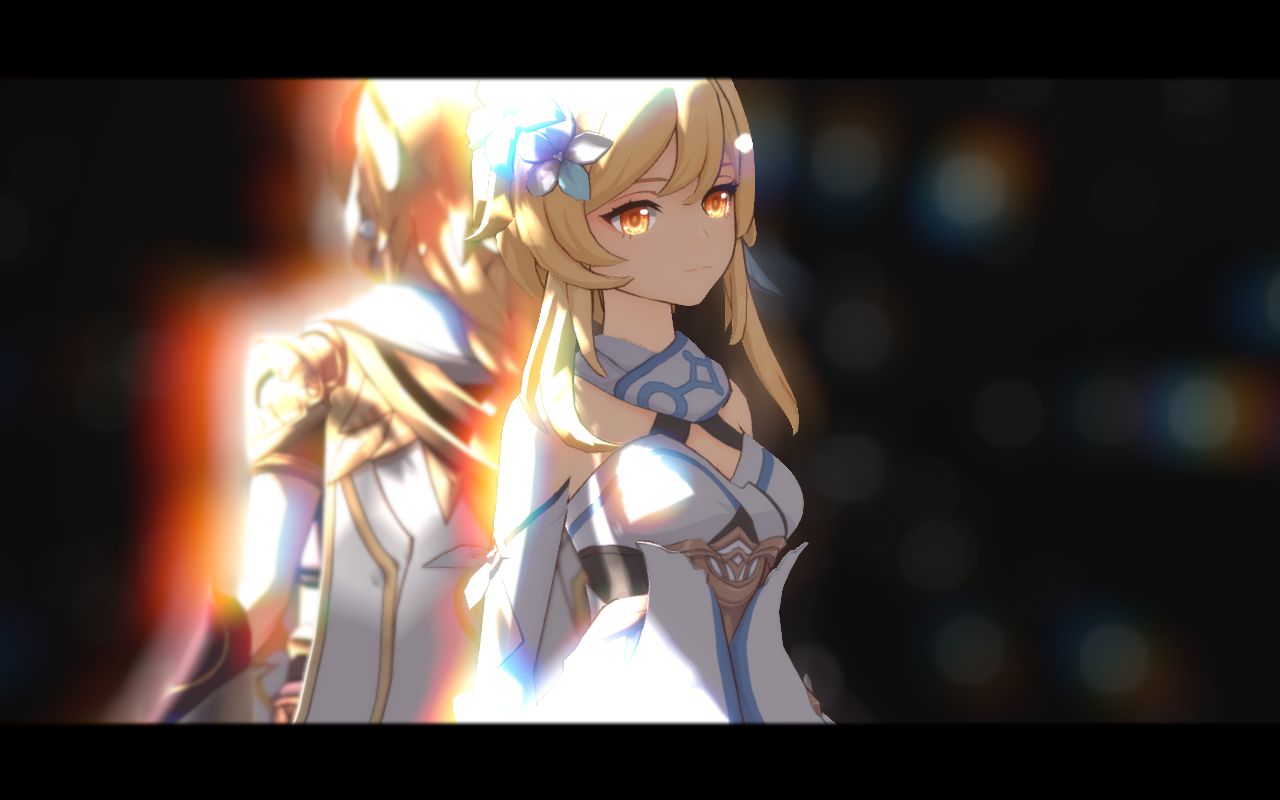 【原神/空荧/mmd】我们终将重逢 但不是这里 不是现在