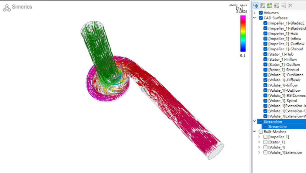 2.叶轮轴面投影图绘制