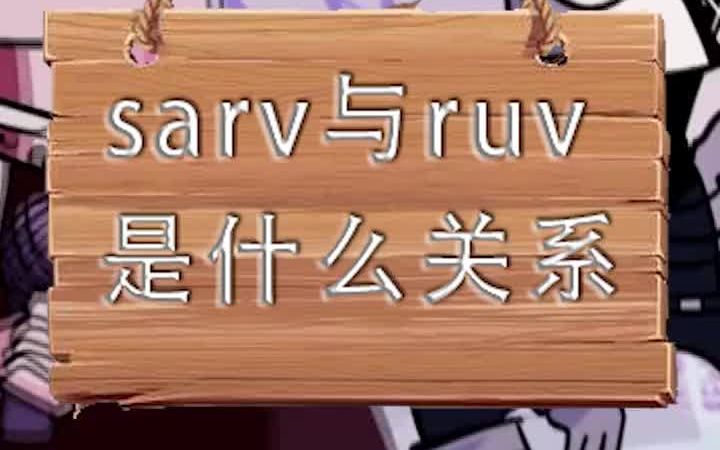 sarv与ruv是什么关系杂谈