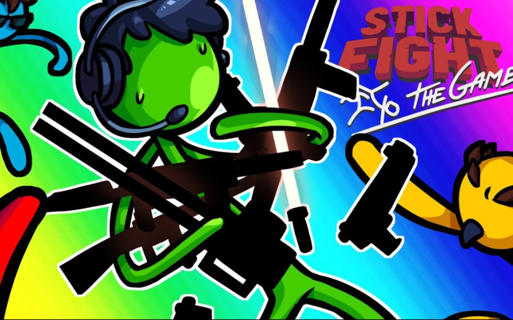 【vanossgaming】stick fight funny moments - dont try kids!