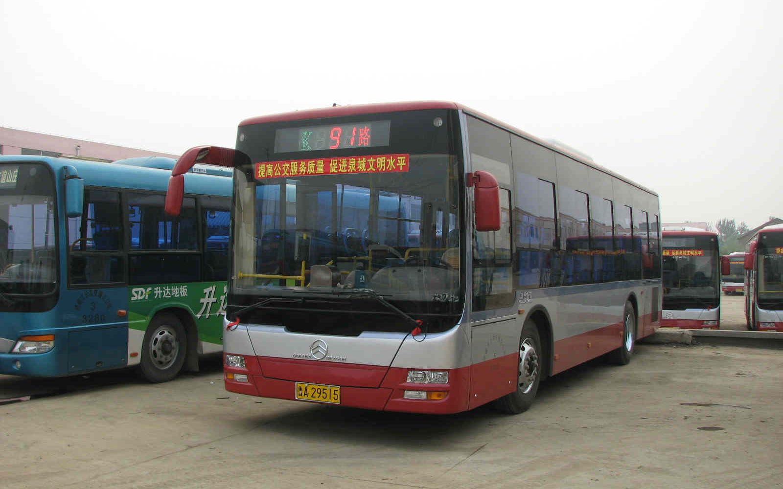 2009年济南公交k91路报站